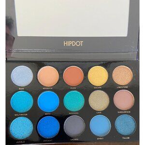NEW HIPDOT Cenote Pressed Eyeshadow Palette 15 Pan Palette Matte & Shimmer 23g